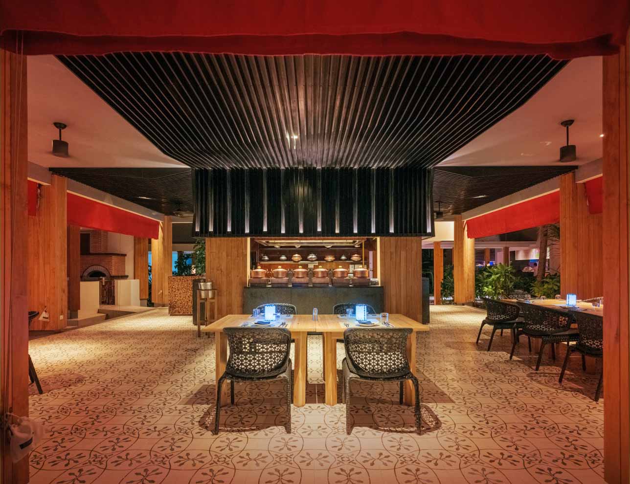 East - A restuartant at Amillas Maldives resort with Indian food