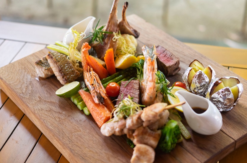 Traditional Maldivian cuisine and Fine Dining in the Maldives at Amilla Fushi.